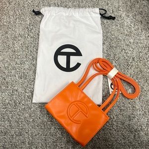 Mini Orange Telfar Bag
